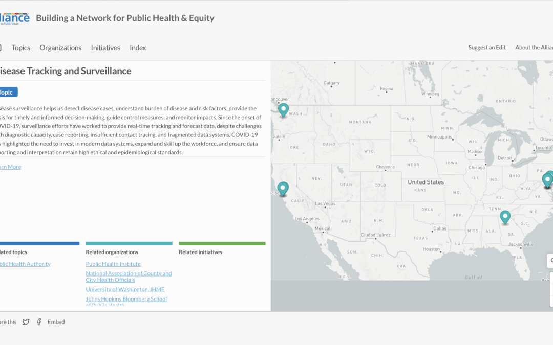 Building a Network for Public Health and Equity: Disease Tracking and Surveillance
